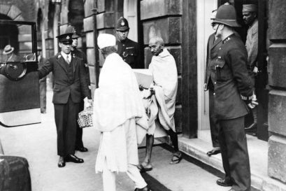 At the end of the Round Table Conference in London, 1931