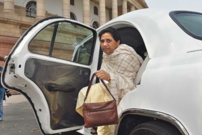 Mayawati in Delhi