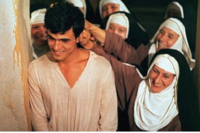 Masetto with the nuns in the film The Decameron (1971)