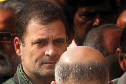 Rahul Gandhi and Amit Shah at Parliament House, December 13