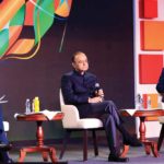 Arun Jaitley in conversation with Sanjiv Goenka at the Republic Summit in Mumbai