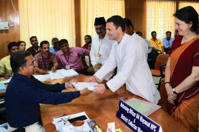 Rahul Gandhi files his nomination in Wayanad, April 4