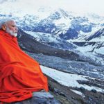 Modi in meditation, Kedarnath, May 18