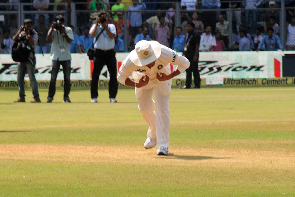 Sachin Left it on the Pitch