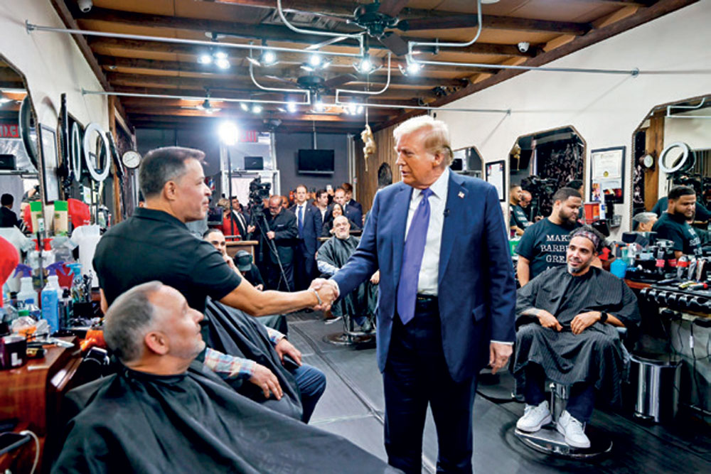 Donald Trump in the Bronx