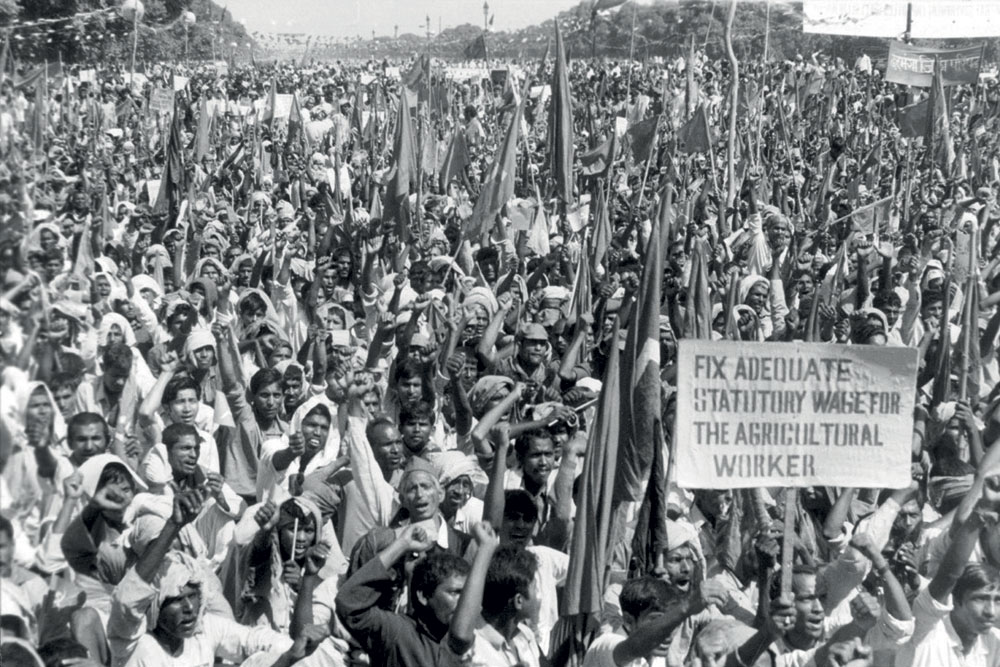 A communist-led protest, New Delhi, circa 1980 