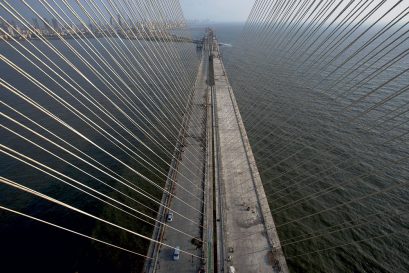 The Bandra-Worli Sea Link in Mumbai