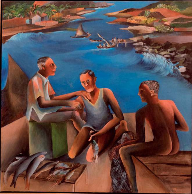 Fisherman in Goa by Bhupen Khakhar