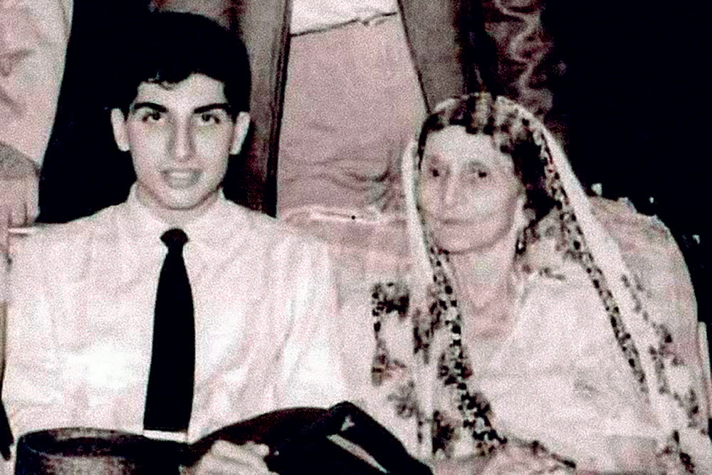 Ratan Tata with his grandmother Navajbai