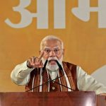Prime Minister Narendra Modi speaks at BJP headquarters, New Delhi, October 8, 2024