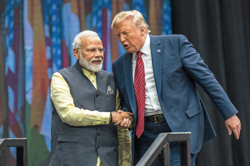 Prime Minister Narendra Modi and Trump at the ‘Howdy Modi’ event in Houston, Texas, September 22, 2019