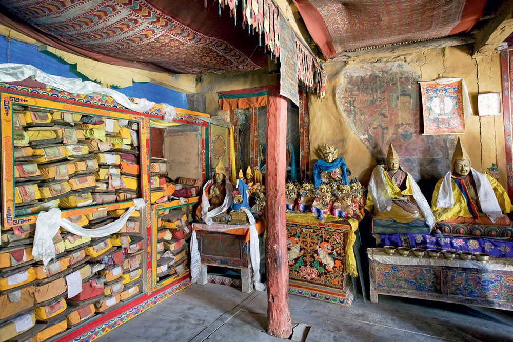 Artefacts stored at the Phuktal monastery