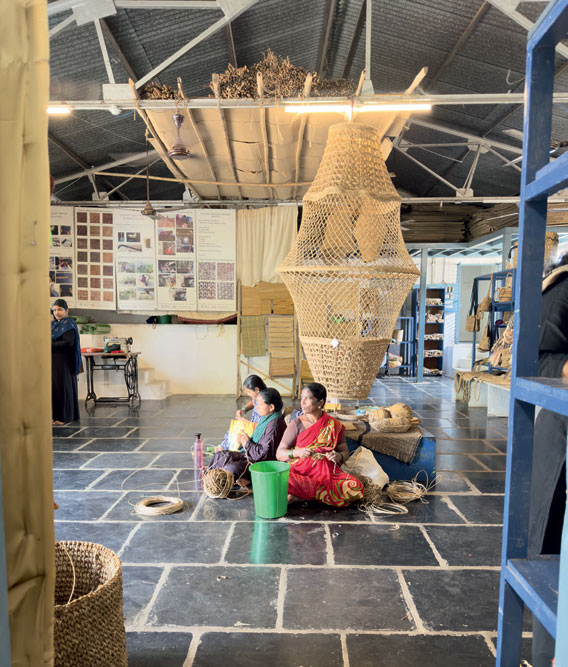 Banana fibre weavers of Anegundi 