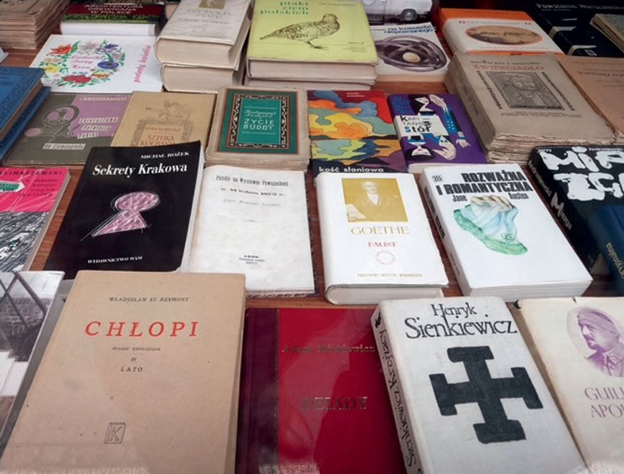 In Kraków, there is no escape from books