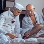 Sidhant Gupta, Chirag Vohra and Rajendra Chawla as Jawaharlal Nehru, Mahatma Gandhi and Sardar Vallabhbhai Patel in Freedom at Midnight