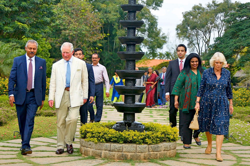 King Charles and Queen Camilla in one of their previous visits to SIHHC