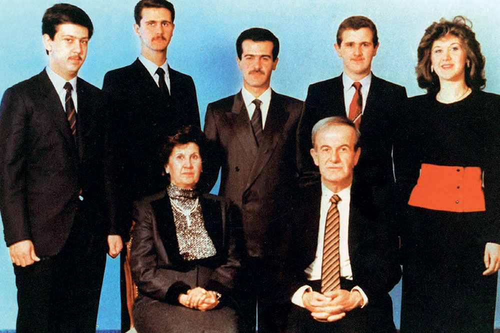 The Assad family, circa 1992