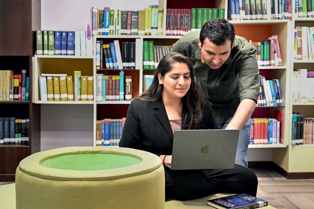 The library at IIM Bangalore