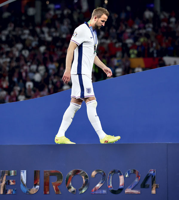 Harry Kane after England lost the Euro 2024 final to Spain, Berlin, July 14, 2024