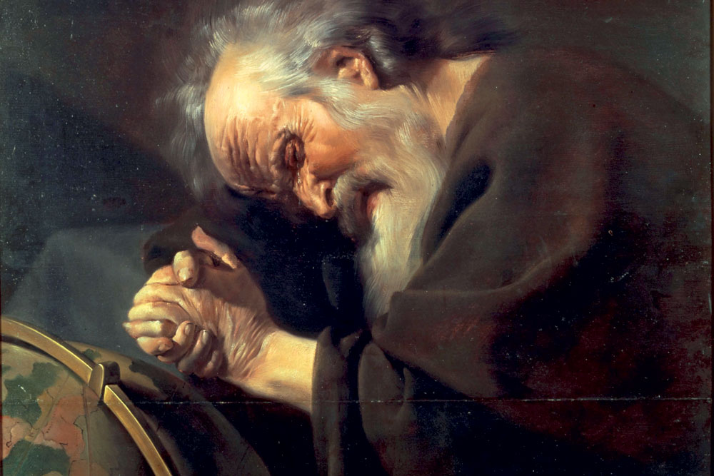 Heraclitus (c 1630), by Johannes Moreelse, from the collection of Centraal Museum, Utrecht 