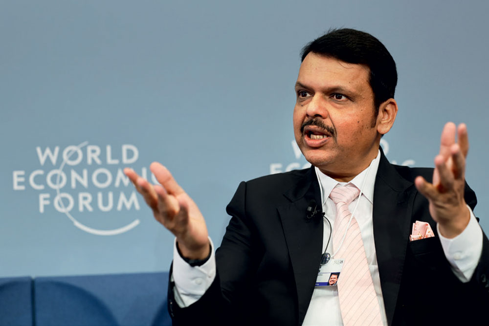 Maharashtra Chief Minister Devendra Fadnavis at WEF, January 22, 2025