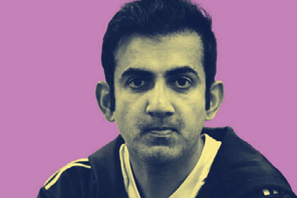  Gambhir in the Saddle