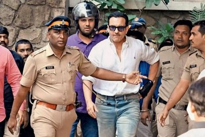 Saif Ali Khan leaving Lilavati Hospital, Mumbai, January 21, 2025