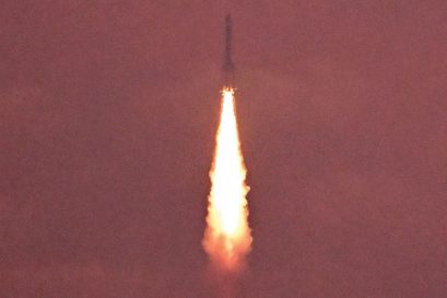 GSLV-F15 blasts off from the Satish Dhawan Space Centre at Sriharikota marking ISRO’s 100th mission, January 29, 2025