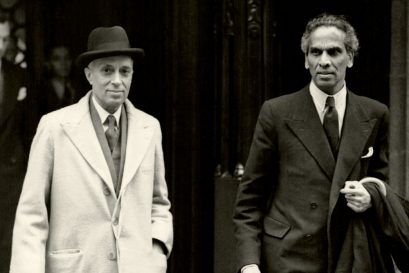 Jawaharlal Nehru and VK Krishna Menon, London, October 8, 1949