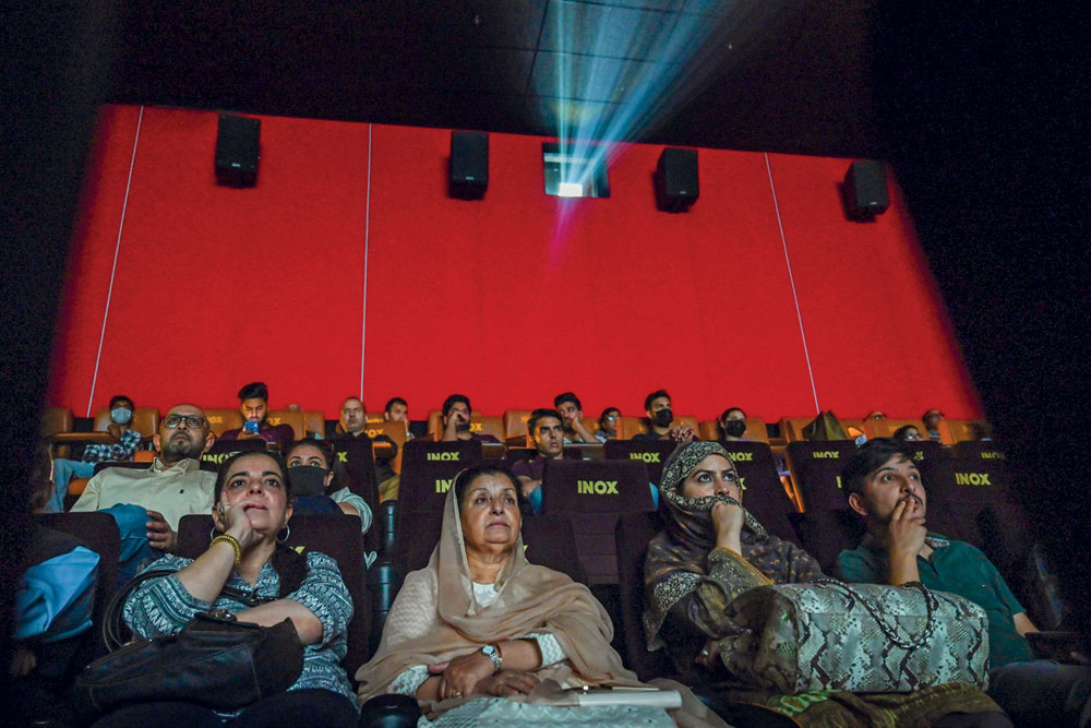 The first multiplex cinema theatre in Srinagar which opened after three decades, September 20, 2022