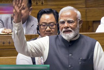 Prime Minister Narendra Modi replies to the Motion of Thanks to the President’s Address in Lok Sabha, February 4, 2025