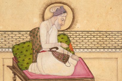 A painting of Mughal Emperor Aurangzeb, circa 1725