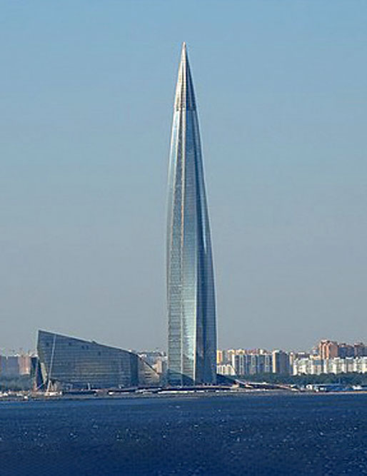 The Lakhta Centre, Gazprom HQ in St Petersburg