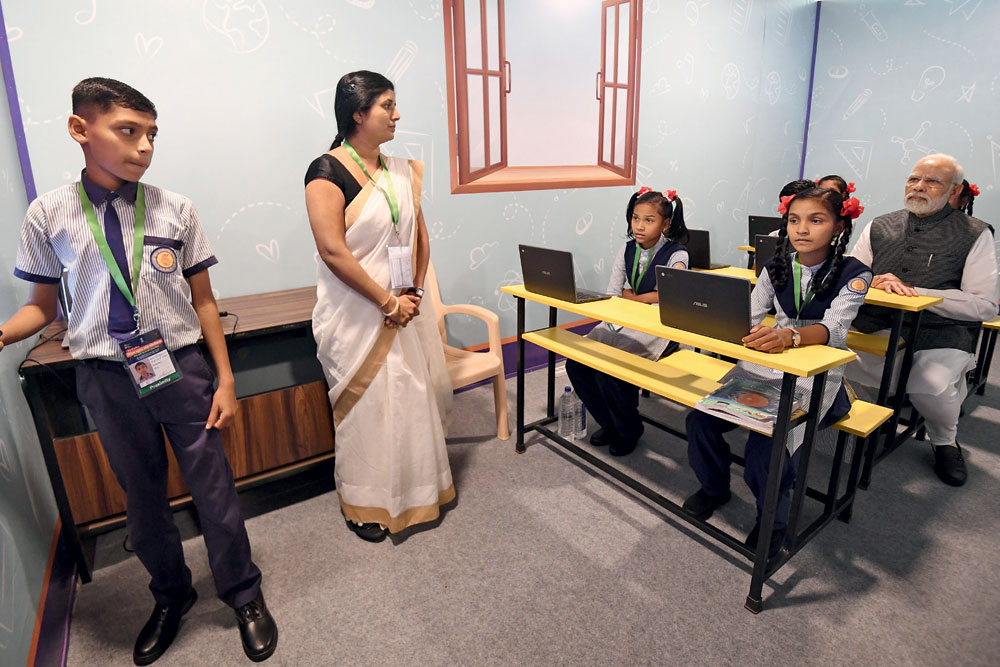 Modi at the launch of Mission Schools of Excellence in Gujarat, October 19, 2022