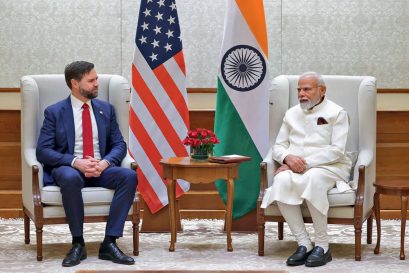 US Vice President JD Vance and Prime Minister Narendra Modi, New Delhi, April 21, 2025