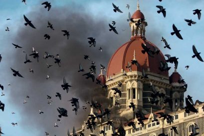 The Taj Mahal Palace hotel under attack, Mumbai, November 26, 2008