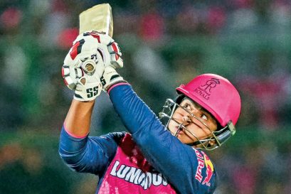 Vaibhav Suryavanshi in action against Gujarat Titans, Jaipur, April 28, 2025
