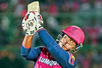 Vaibhav Suryavanshi in action against Gujarat Titans, Jaipur, April 28, 2025