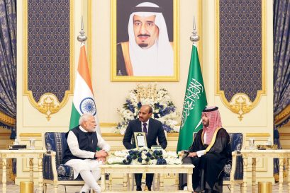 Prime Minister Narendra Modi and Saudi Crown Prince Mohammed Bin Salman in Jeddah, April 22, 2025