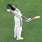 Virat Kohli celebrates his century against Australia, Perth, November 24, 2024