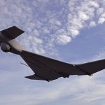Mock-up of IAI Harop UAV flying. (Photo: Getty Images)
