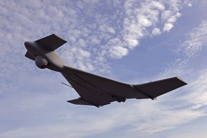 Mock-up of IAI Harop UAV flying. (Photo: Getty Images)