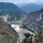 The Salal dam on the Chenab, Reasi, Jammu & Kashmir