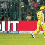 MS Dhoni walks off the field after losing his wicket in Bengaluru, May 3, 2025