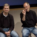 Tim Cook and Steve Jobs