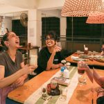 Coffee drinkers at Greenr , Delhi