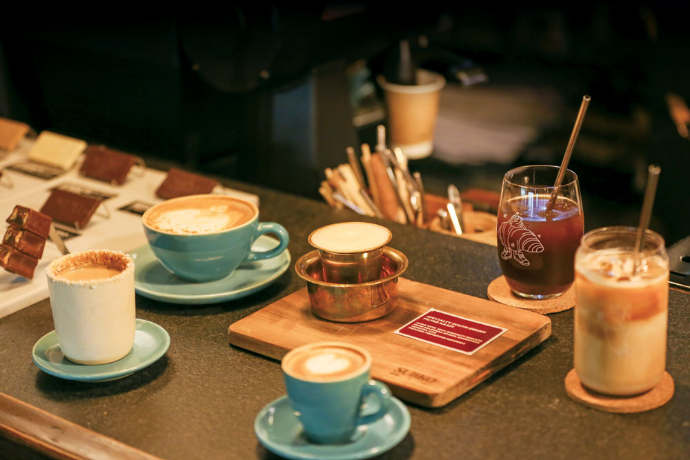 A selection of coffees at Subko at Sidecar, Delhi