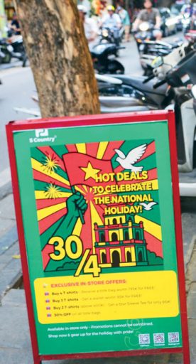 Bargains in honour of the 30/4 Liberation Day anniversary