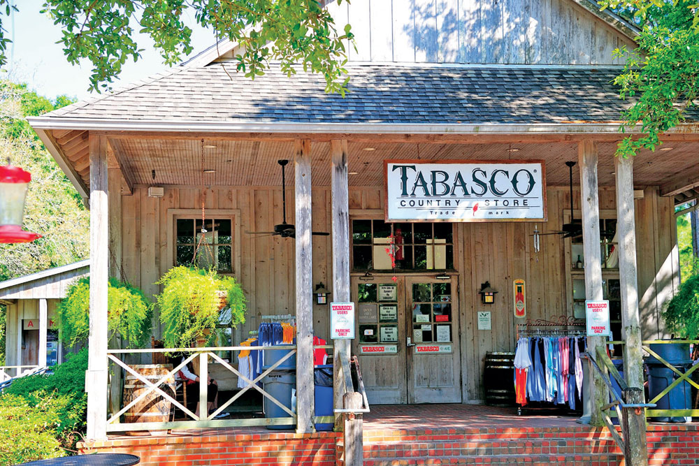 The tabasco country store in Avery Island