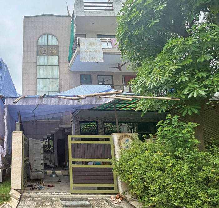 The Sushant Lok-II house where Radhika Yadav was murdered, Gurugram, July 13, 2025